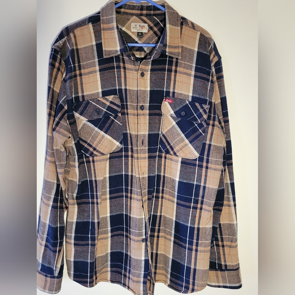 Brixton Men's Coors Bowery Long Sleeve Flannel